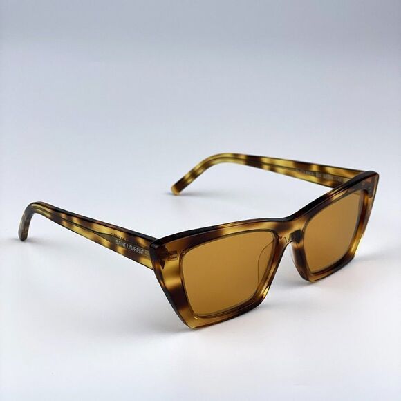 NEW Saint Laurent SL276 MICA 022 Havana Yellow Cat Eye Women Sunglasses main image 8